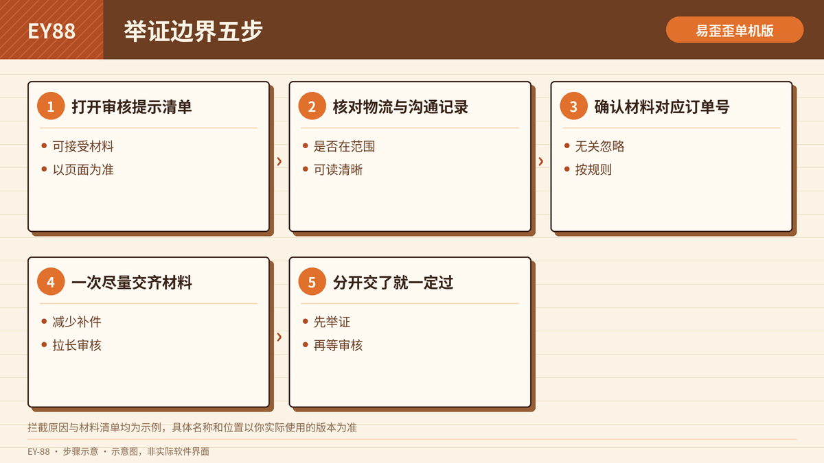 异常退款举证边界步骤示意图